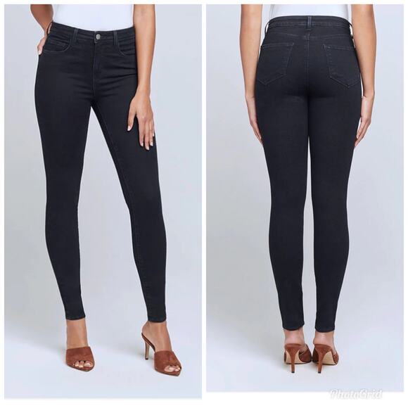 L'Agence Marguerite High Rise Skinny Jeans in Tru Blue Size 25 NWT - Picture 1 of 6